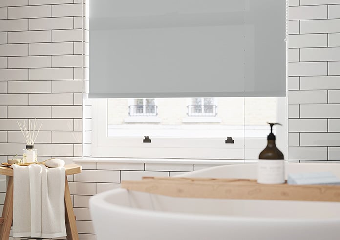 Verona, Steel Grey - Motorised Roller Blind - Image 5